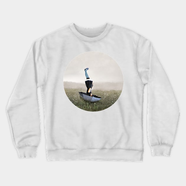 Umbrella melancholy Crewneck Sweatshirt by Richard George Davis